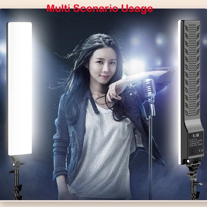 LED Video Light Panel Photographic Lighting Panel Lighting For Streaming Tri Color Strip Fill Light Selfie Light For Shoot Live - Prime Devine Supply14:9458CM LIGHT58CM LIGHT