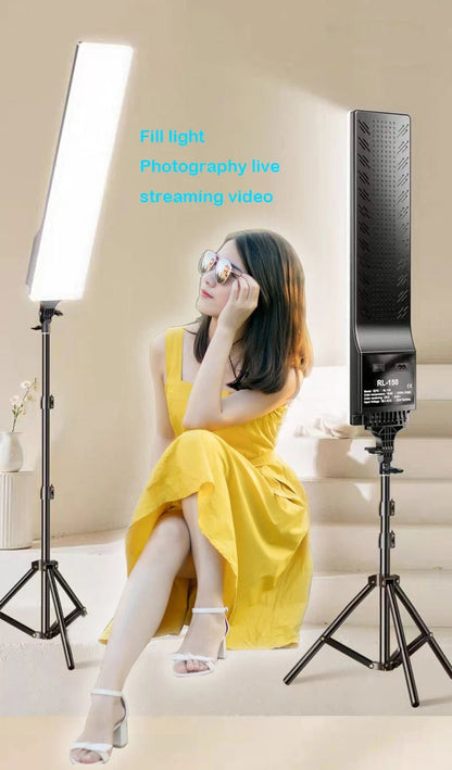 LED Video Light Panel Photographic Lighting Panel Lighting For Streaming Tri Color Strip Fill Light Selfie Light For Shoot Live - Prime Devine Supply14:9458CM LIGHT58CM LIGHT