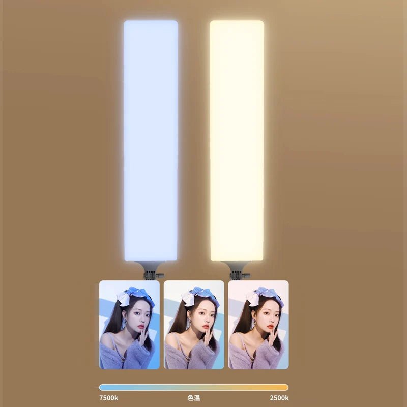 LED Video Light Panel Photographic Lighting Panel Lighting For Streaming Tri Color Strip Fill Light Selfie Light For Shoot Live - Prime Devine Supply14:9458CM LIGHT58CM LIGHT