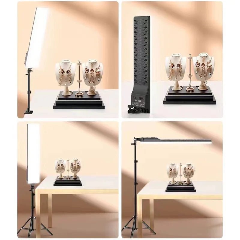 LED Video Light Panel Photographic Lighting Panel Lighting For Streaming Tri Color Strip Fill Light Selfie Light For Shoot Live - Prime Devine Supply14:9458CM LIGHT58CM LIGHT