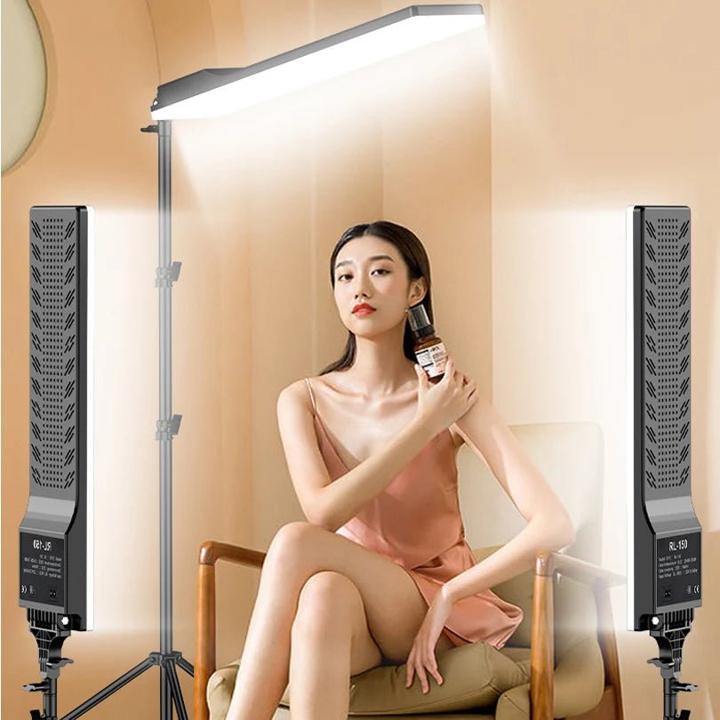 LED Video Light Panel Photographic Lighting Panel Lighting For Streaming Tri Color Strip Fill Light Selfie Light For Shoot Live - Prime Devine Supply14:9458CM LIGHT58CM LIGHT