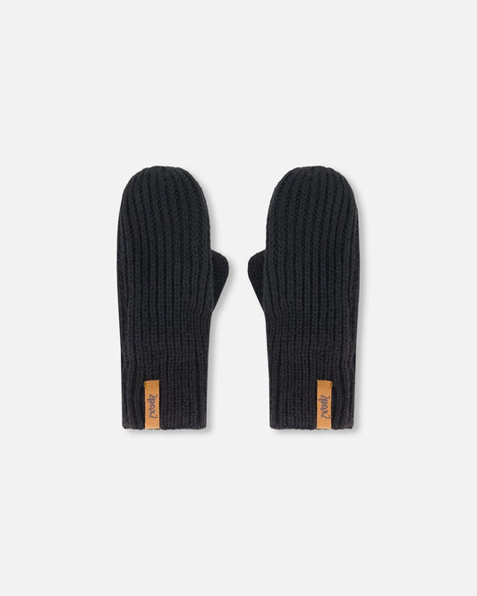 Mid - Season Knit Mittens Black - Prime Devine SupplyH20ZW07_999_2/4Outdoor Accessories2/4