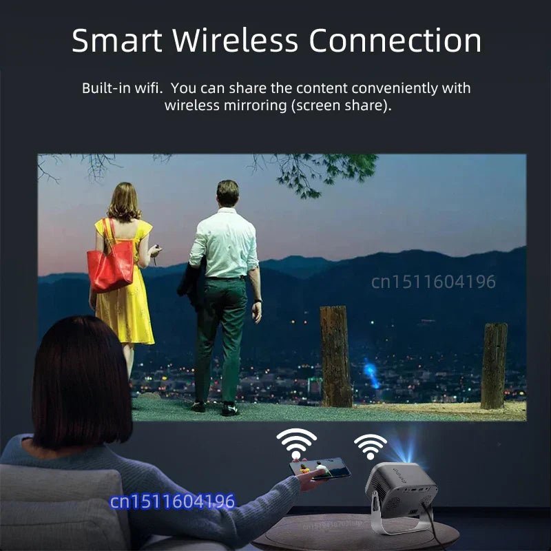 MINI Projector WIFI Portable Home Theater - Prime Devine Supply1005005785655339Projection ScreensA003