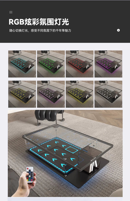 Modern simple living room home coffee table acrylic display box building block model dust cover advanced sense - Prime Devine Supply14:200006152coffee tablecoffee table