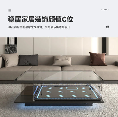 Modern simple living room home coffee table acrylic display box building block model dust cover advanced sense - Prime Devine Supply14:200006152coffee tablecoffee table