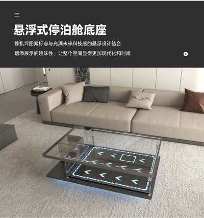 Modern simple living room home coffee table acrylic display box building block model dust cover advanced sense - Prime Devine Supply14:200006152coffee tablecoffee table