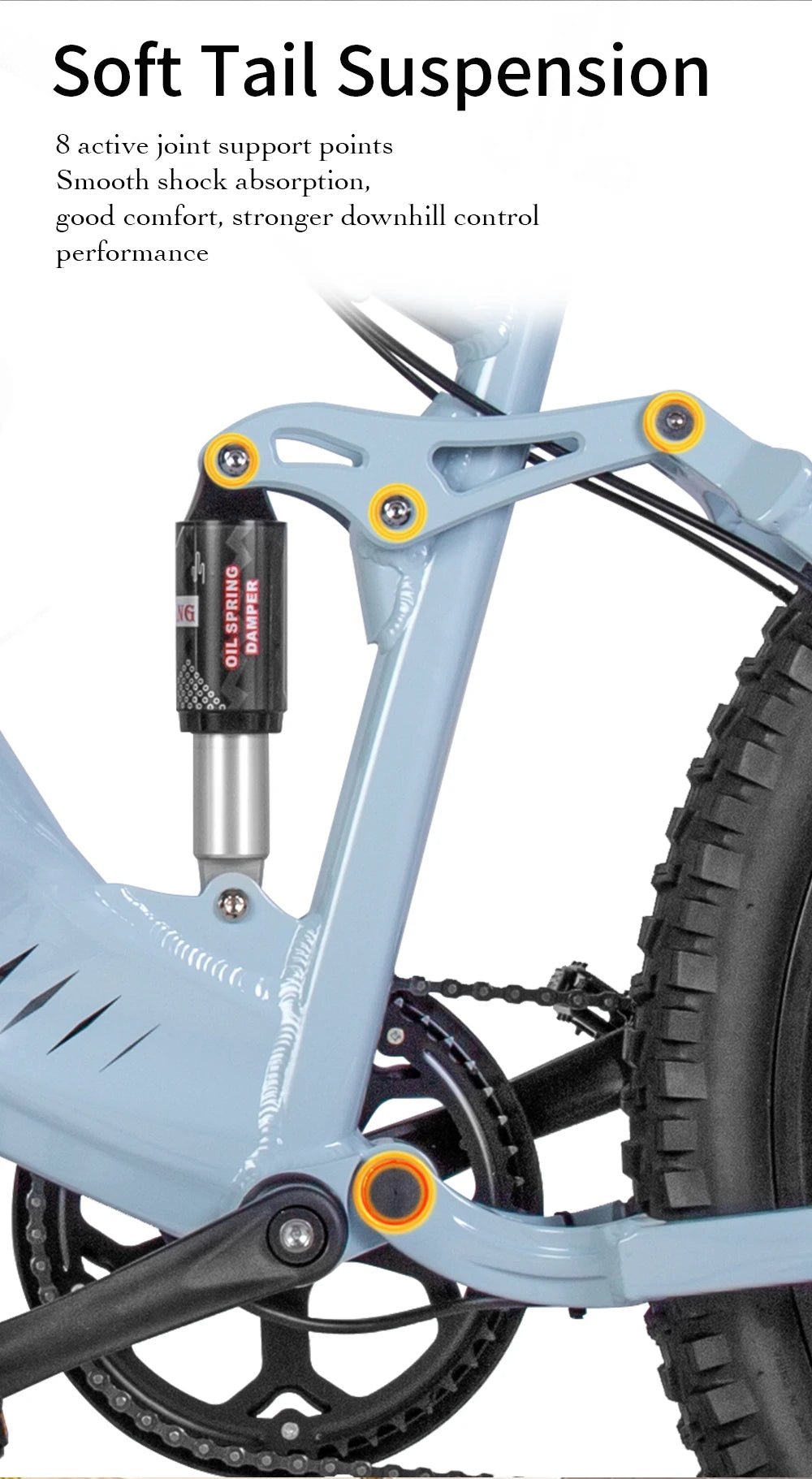 Nathaniel E - Bike,1000W Brushless Motor,27.5"Adult E - Mountain Bike,45Ah large capacity batteries,7 speed,45KM/H,Outdoor Trip Bike - Prime Devine Supply14:200002984Grey-45Ah;200007763:201336100Grey - 45Ah