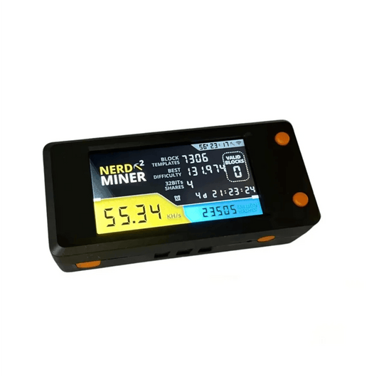New Arrival NerdMiner V2 78kh/S Hashrate Bitcoin Nerd Miner BTC Lottery Miner Solo Btc Crypto Miner Mining Machine with Display - Prime Devine Supply<none>