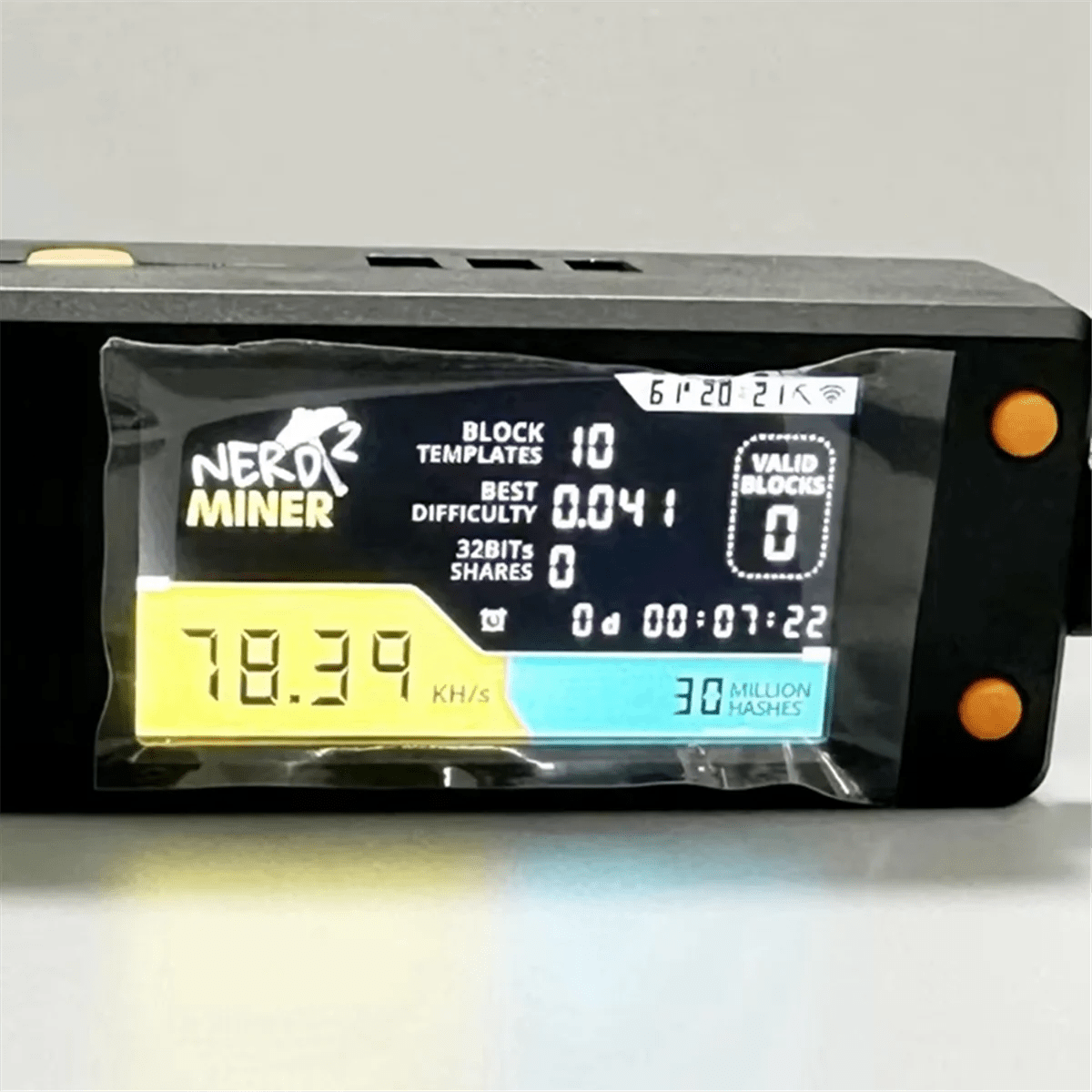 New Arrival NerdMiner V2 78kh/S Hashrate Bitcoin Nerd Miner BTC Lottery Miner Solo Btc Crypto Miner Mining Machine with Display - Prime Devine Supply<none>