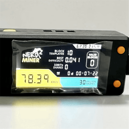 New Arrival NerdMiner V2 78kh/S Hashrate Bitcoin Nerd Miner BTC Lottery Miner Solo Btc Crypto Miner Mining Machine with Display - Prime Devine Supply<none>