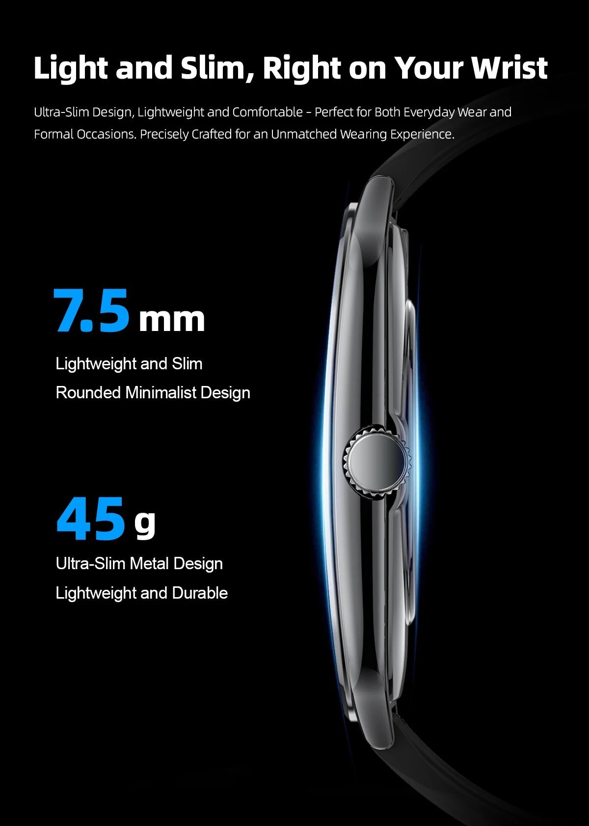 New Ultra Thin Smart Watch men 1.96" AMOLED 360*360 HD Pixel Display Always Show Time Call Reminder Smartwatch Ladies For huawei - Prime Devine Supply14:496Silver mesh beltSilver mesh belt