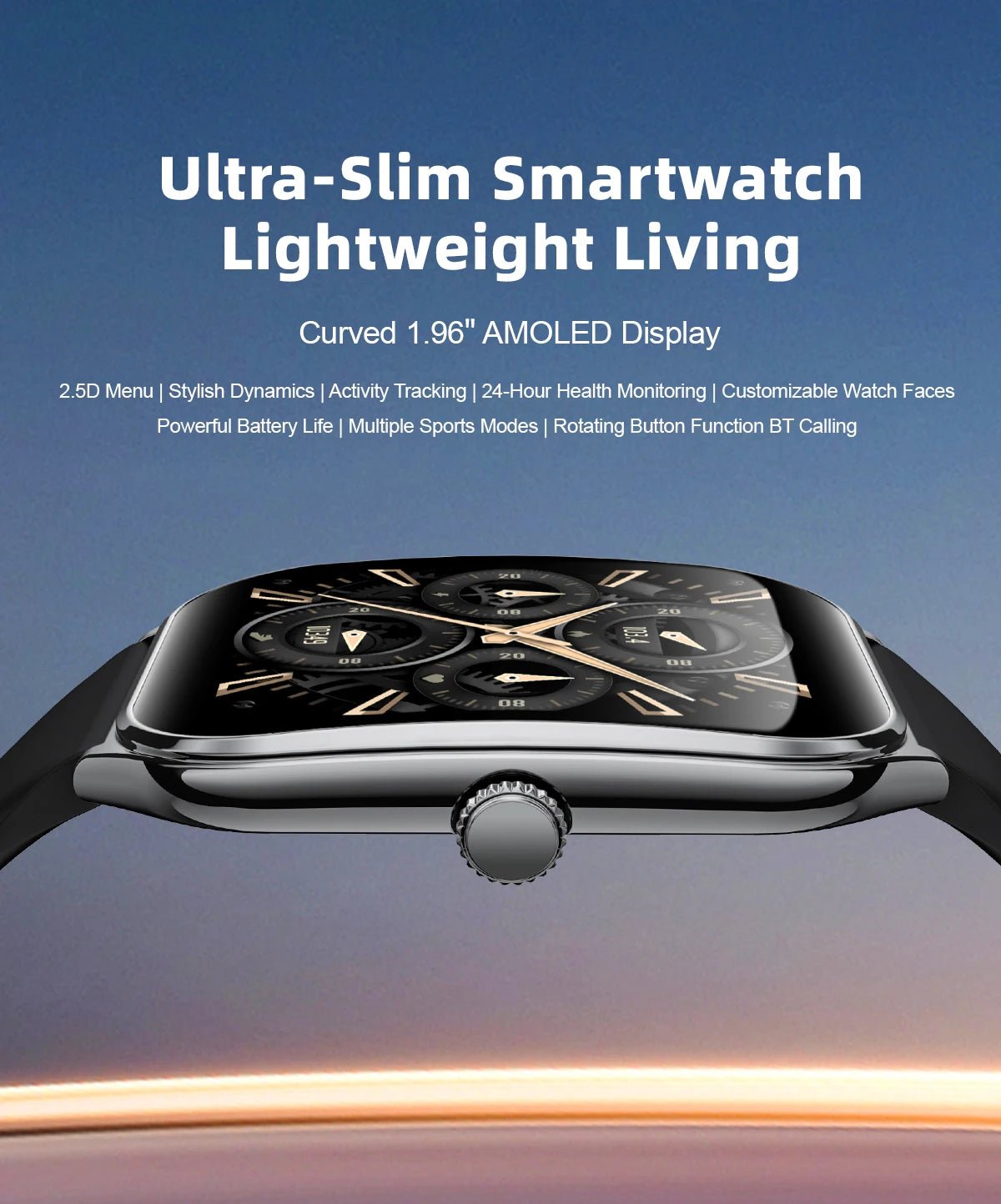 New Ultra Thin Smart Watch men 1.96" AMOLED 360*360 HD Pixel Display Always Show Time Call Reminder Smartwatch Ladies For huawei - Prime Devine Supply14:496Silver mesh beltSilver mesh belt
