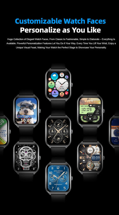 New Ultra Thin Smart Watch men 1.96" AMOLED 360*360 HD Pixel Display Always Show Time Call Reminder Smartwatch Ladies For huawei - Prime Devine Supply14:496Silver mesh beltSilver mesh belt