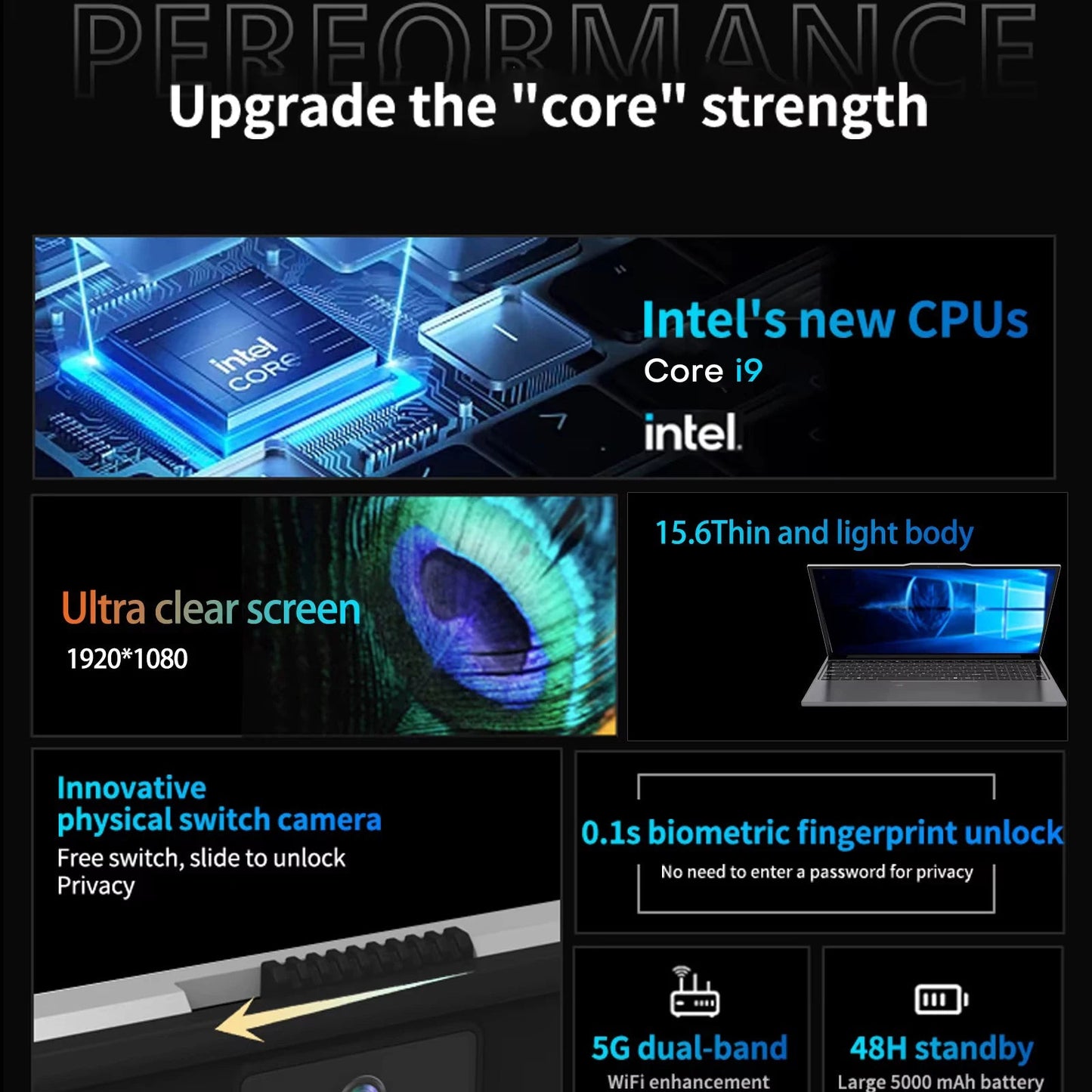 NEW Xiaman Gaming Laptop intel Core i9 - 10980HK 1920*1080 IPS 15.6" Full HD Notebook Gamer 16GB RAM 1TB SSD Windows 11 Laptop PC - Prime Devine SupplyComputers | Electronics > Electronics | Gaming > Console accessories16GB RAM 256GB SSD