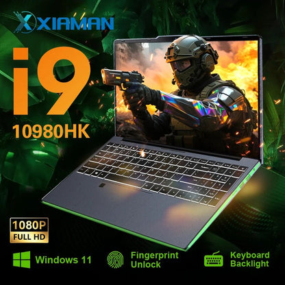 NEW Xiaman Gaming Laptop intel Core i9 - 10980HK 1920*1080 IPS 15.6" Full HD Notebook Gamer 16GB RAM 1TB SSD Windows 11 Laptop PC - Prime Devine SupplyComputers | Electronics > Electronics | Gaming > Console accessories16GB RAM 256GB SSD