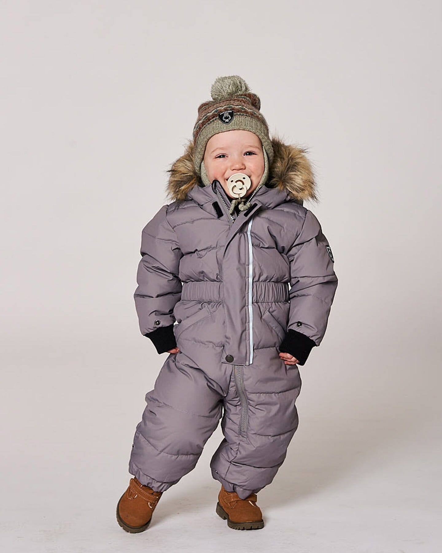 One - Piece Baby Original Puffy Snowsuit Gray - Prime Devine SupplyH10B702_149_6mSnowsuits6m