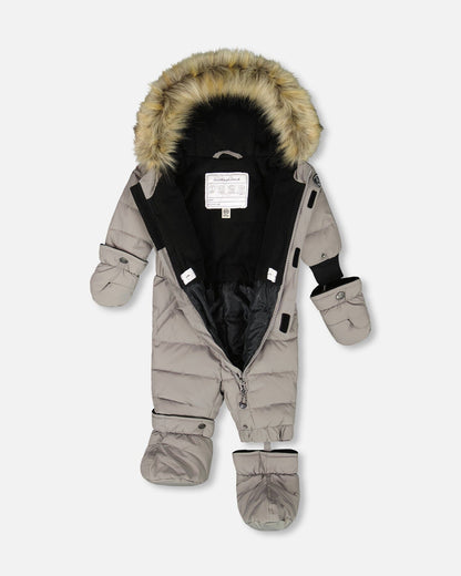 One - Piece Baby Original Puffy Snowsuit Gray - Prime Devine SupplyH10B702_149_6mSnowsuits6m