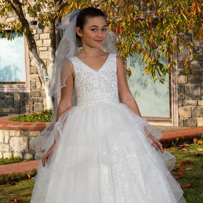 Princess Poise Girls Formal Dress - Prime Devine Supply00323329Formal GirlsOffwhite