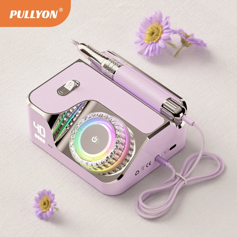 Promotion High Quality Luxury 40000RPM Rechargeable Manicure Pedicure Nail Polisher for Home Salon - Prime Devine Supply14:200006152;200007763:201336100light green