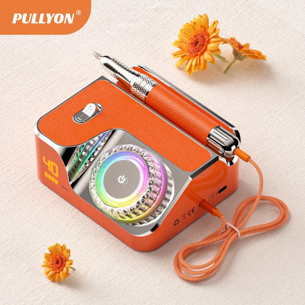 Promotion High Quality Luxury 40000RPM Rechargeable Manicure Pedicure Nail Polisher for Home Salon - Prime Devine Supply14:200006152;200007763:201336100light green