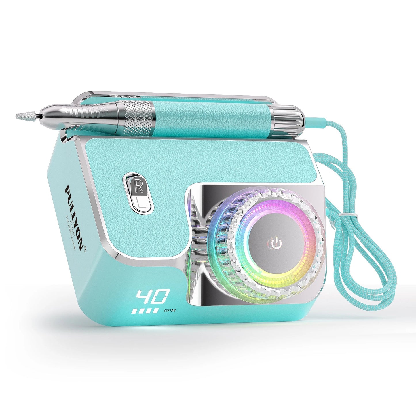 Promotion High Quality Luxury 40000RPM Rechargeable Manicure Pedicure Nail Polisher for Home Salon - Prime Devine Supply14:200006152;200007763:201336100light green