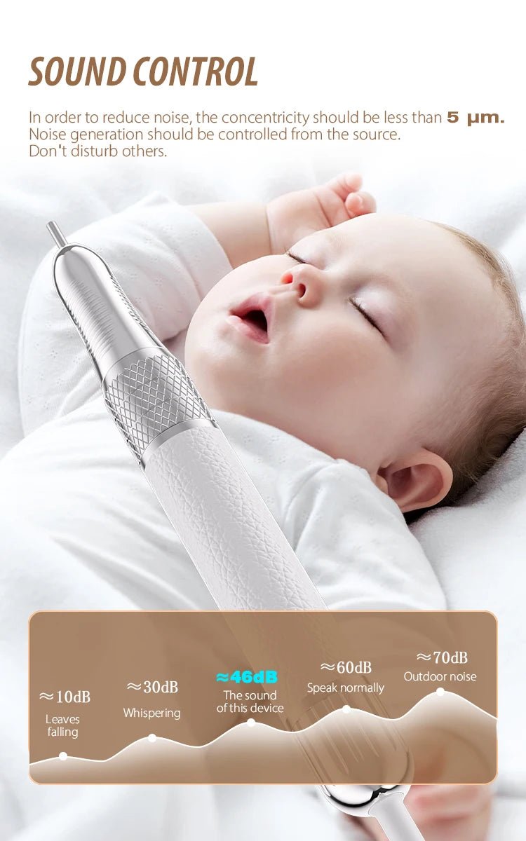 Promotion High Quality Luxury 40000RPM Rechargeable Manicure Pedicure Nail Polisher for Home Salon - Prime Devine Supply14:200006152;200007763:201336100light green