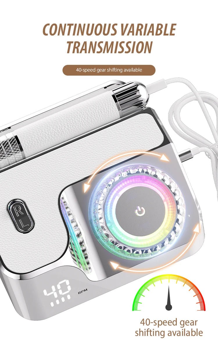 Promotion High Quality Luxury 40000RPM Rechargeable Manicure Pedicure Nail Polisher for Home Salon - Prime Devine Supply14:200006152;200007763:201336100light green