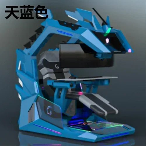 Qinglong Computer Cockpit E - Sports Space Capsule Computer Desk - Prime Devine Supply14:125477