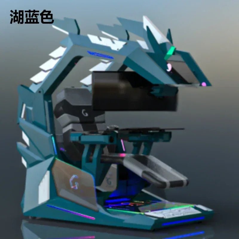 Qinglong Computer Cockpit E - Sports Space Capsule Computer Desk - Prime Devine Supply14:2944