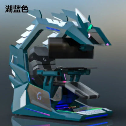 Qinglong Computer Cockpit E - Sports Space Capsule Computer Desk - Prime Devine Supply14:2944