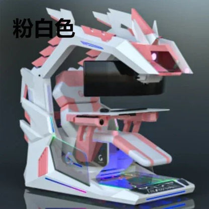 Qinglong Computer Cockpit E - Sports Space Capsule Computer Desk - Prime Devine Supply14:20000615588
