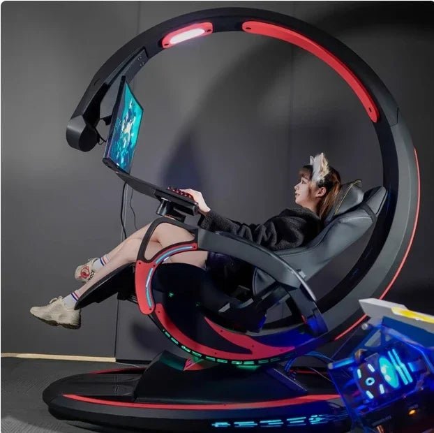 Qinglong Computer Cockpit E - Sports Space Capsule Computer Desk - Prime Devine Supply14:2000048891010