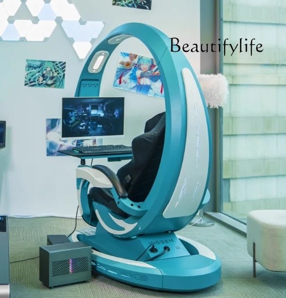 Qinglong Computer Cockpit E - Sports Space Capsule Computer Desk - Prime Devine Supply14:20000615588