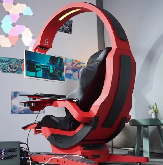 Qinglong Computer Cockpit E - Sports Space Capsule Computer Desk - Prime Devine Supply14:106333