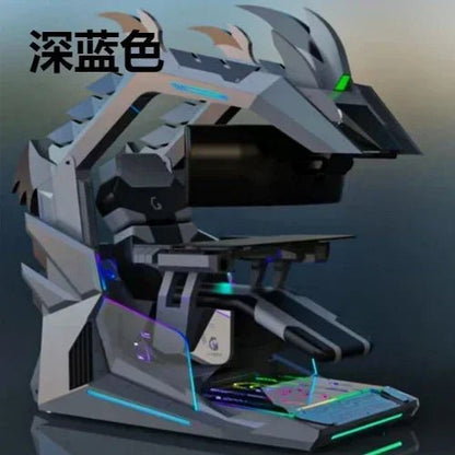 Qinglong Computer Cockpit E - Sports Space Capsule Computer Desk - Prime Devine Supply14:101111