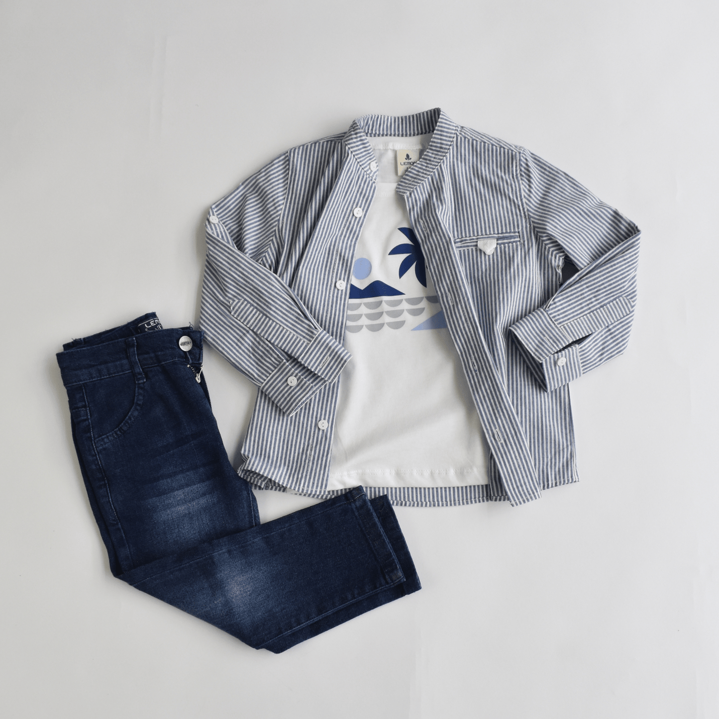 Summer Solstice Boys Jeans Set - Prime Devine Supply38283009Casual BoysNavy