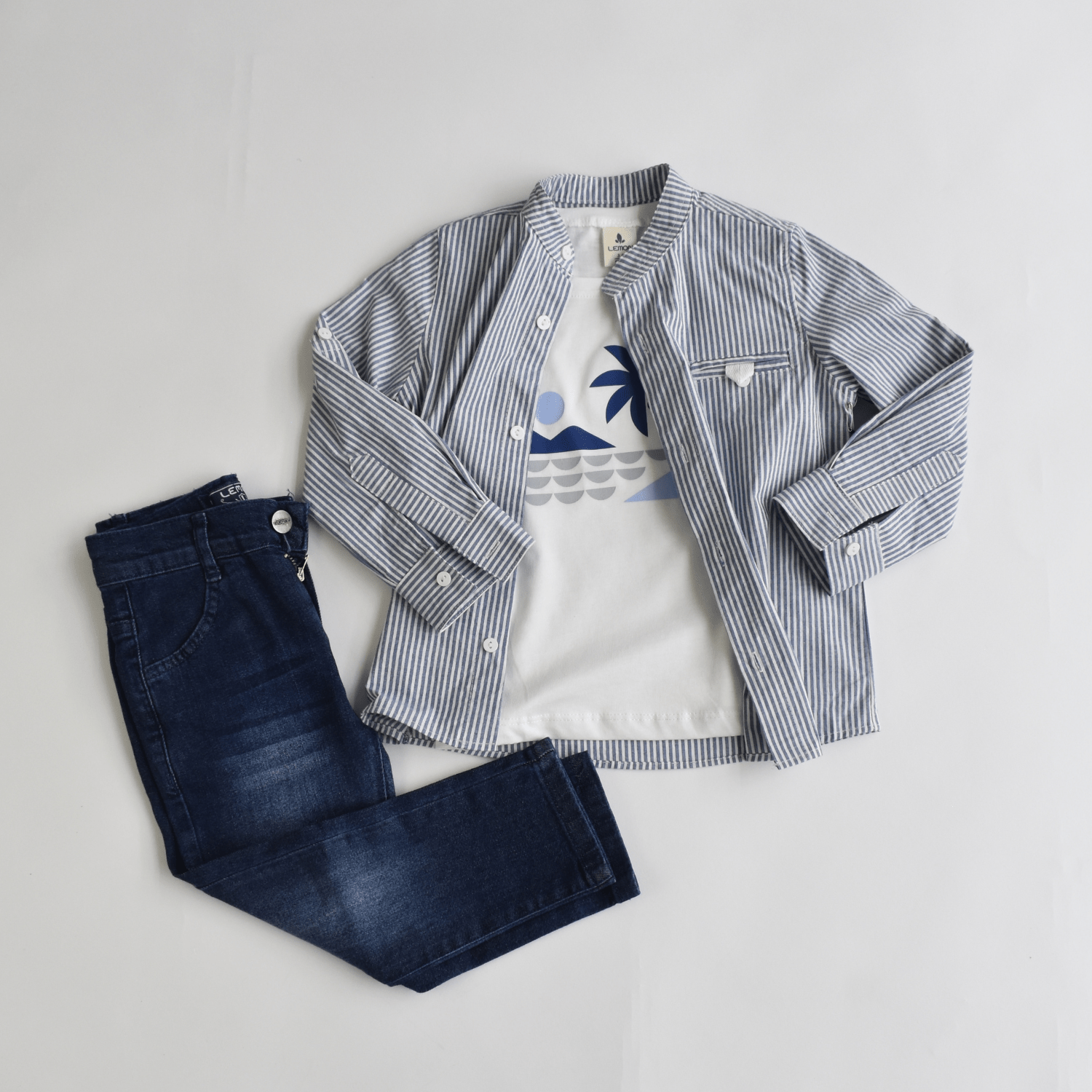 Summer Solstice Boys Jeans Set - Prime Devine Supply38283009Casual BoysNavy