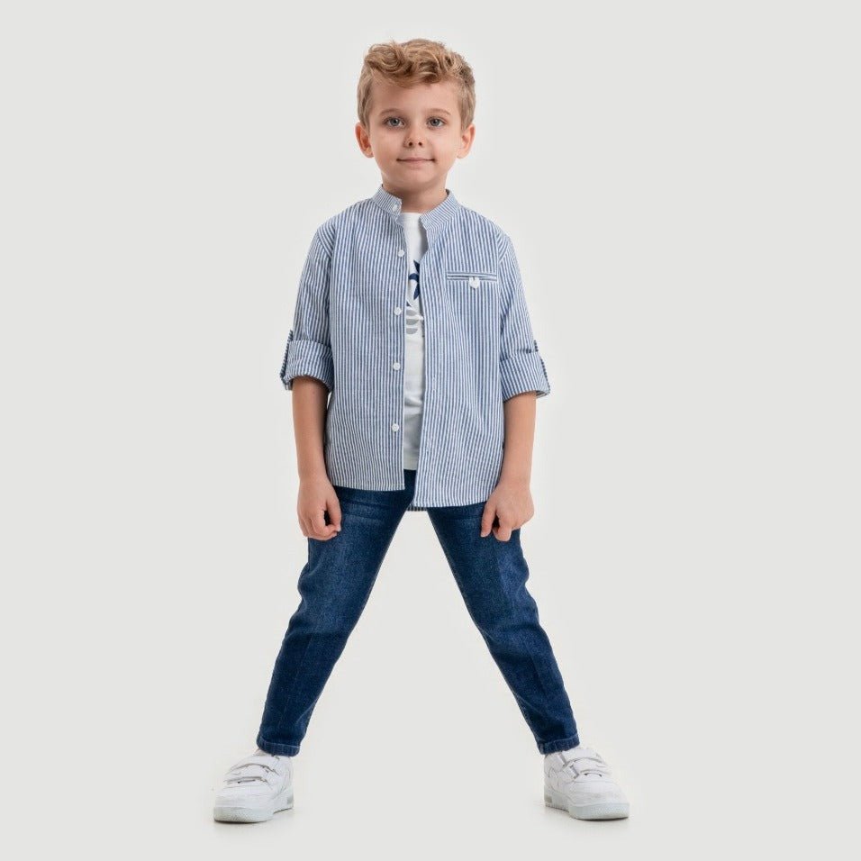 Summer Solstice Boys Jeans Set - Prime Devine Supply38283009Casual BoysNavy