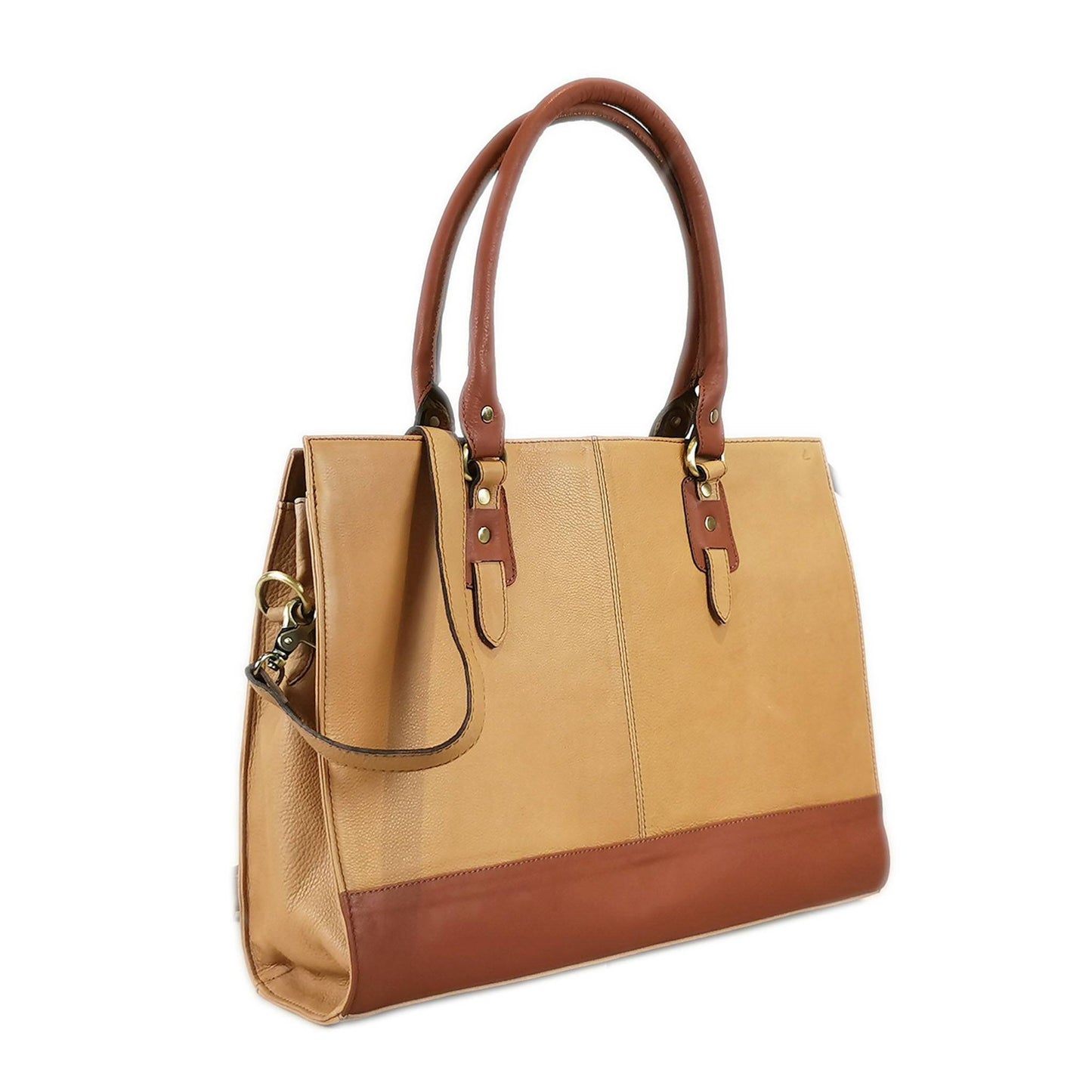 The Signature 17" Bag, Beige/Tan - Prime Devine Supply43980513738935Womens Laptop Bag