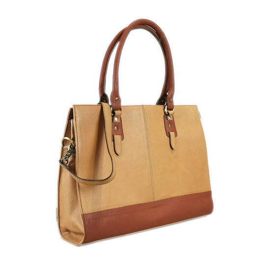 The Signature 17" Bag, Beige/Tan - Prime Devine Supply43980513738935Womens Laptop Bag
