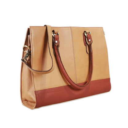 The Signature 17" Bag, Beige/Tan - Prime Devine Supply43980513738935Womens Laptop Bag