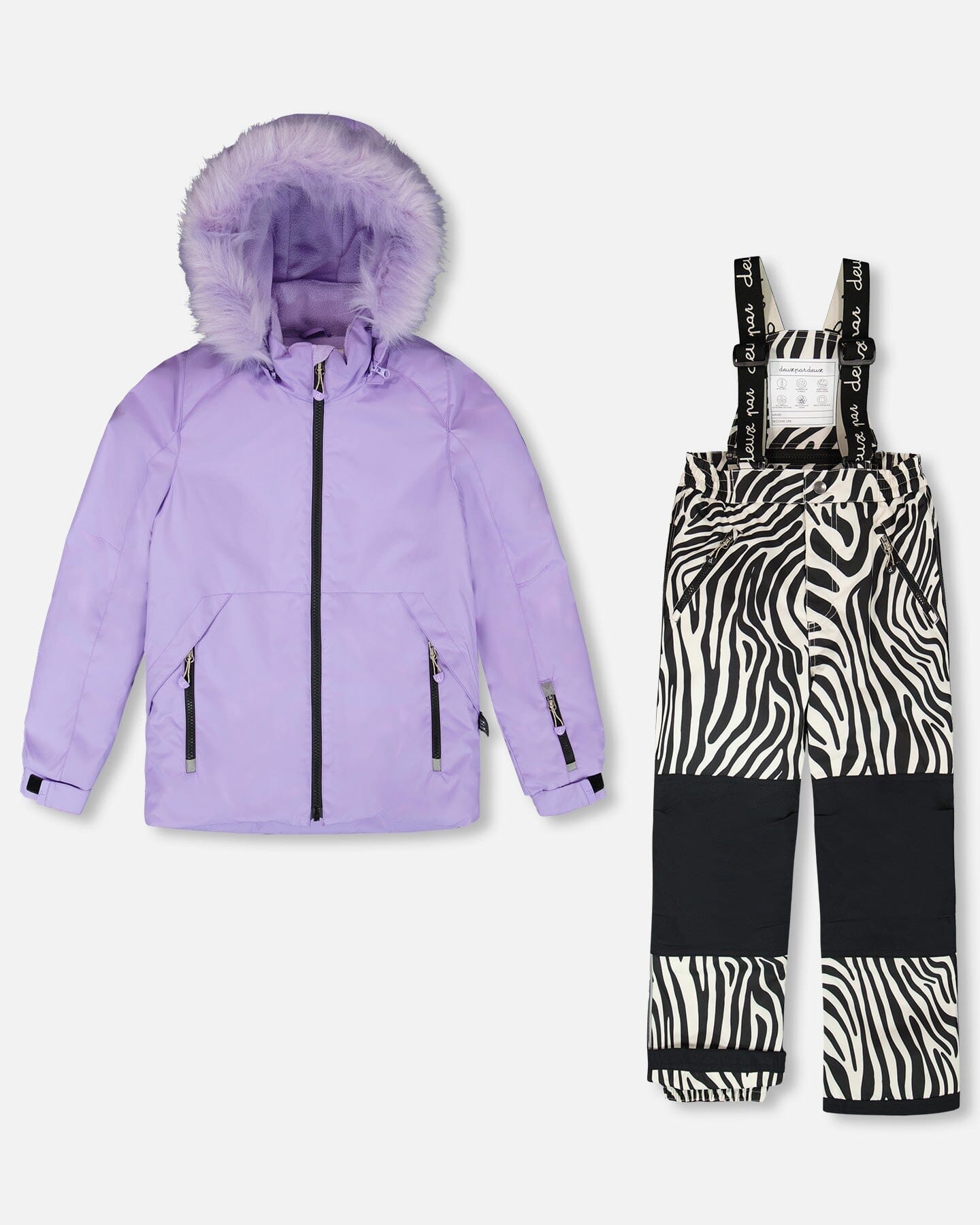 Two - Piece Play Snowsuit With Printed Pants Lavender - Prime Devine SupplyH10PG20_513_2Snowsuits2