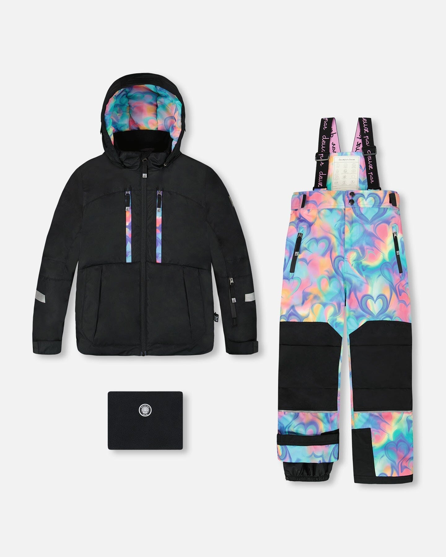 Two - Piece Teknik Snowsuit Rainbow Heart Print - Prime Devine SupplyH10TG94_017_4Snowsuits4