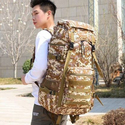 Waterproof Outdoor Camping 70L Military Backpack - Prime Devine SupplyONFY032100CPBK70LA1-DSTDessert