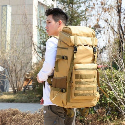 Waterproof Outdoor Camping 70L Military Backpack - Prime Devine SupplyONFY032100CPBK70LA1-DSTDessert