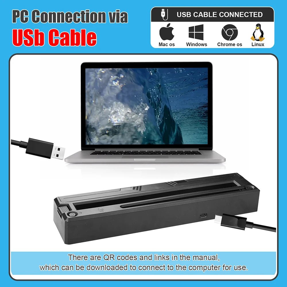 Wireless Tattoo Printer Bluetooth Tattoo Stencil Thermal Transfer Machine with 10 Transfer Paper Compatible with Smartphone & PC - Prime Devine Supply14:10Tattoo PrinterTattoo Printer